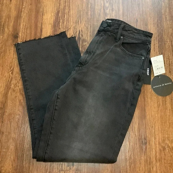 Articles of Society Kate Hi Rise Crop Jeans 28 NWT - Picture 5 of 14